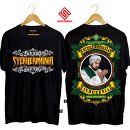 Santrinesia Kaos Syekhermania Indonesia - kaos Syekher Mania - Kaos Habib Syech - Kaos Pecinta Sholawat T-shirt Tshirt Santri