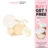 𝗕𝗨𝗬 𝟭 𝗚𝗘𝗧 𝟭 𝗙𝗥𝗘𝗘 Cezanne UV Silk Cover Powder แป้งอัดแข็งไม่ผสมรองพื้น