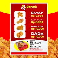 Sticker Media Promosi Dkriuk A3