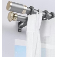 [Full Set] Double Curtain Rod/ Curtain Rod/ Rod For Curtain