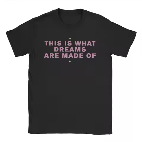 Men Women's T-Shirt Hilary Duff Tour This Is What Dreams Are Made Of Novelty Pure Cotton Tees Short 