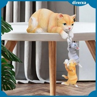 [Direrxa] Cat Figurine Housewarming Gift Desktop Decoration for Bedroom Office Balcony