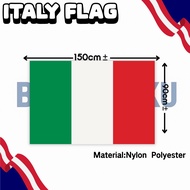 【Benderaku】Italy National Flag 3x5ft 90x150cm Italy Flag  X1PCS