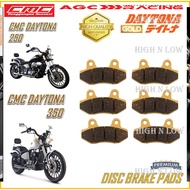 CMC DISC BRAKE PADS  DAYTONA 250 DAYTONA 350 GOLD QUALITY HNL