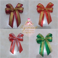 Glitter Eid parcel ribbon, ready-made ribbon, satin gift ribbon, hamper ribbon