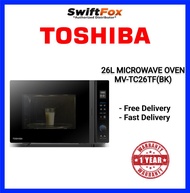 "TOSHIBA" 26L Microwave/Convection/Grill/Air fryer 4-in-1 Multi-function Electric Oven - MV-TC26TF(BK)