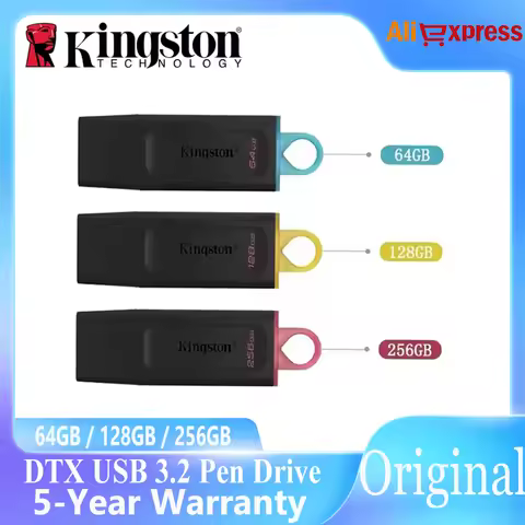 Kingston DTX Pen Drive USB Flash Drives DTX 64GB 128GB 256GB Pendrive High Speed USB3.2 Flash Disk M