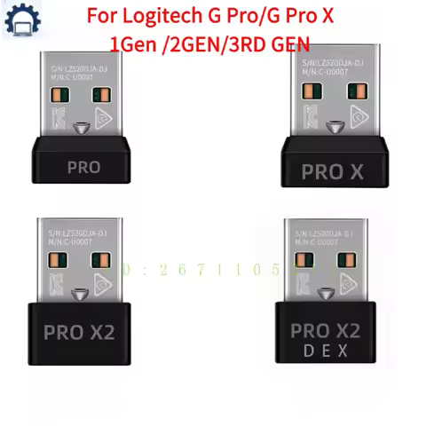Original Mouse adapter receiver For Logitech G Pro/G Pro X 1Gen /2GEN/3RD GEN wireless mouses replac