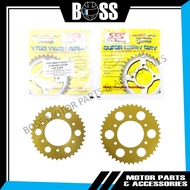 [SSS] 415 GOLD YAMAHA Y15ZR / Y16ZR / FZ150 Rear Sproclet Spoket Belakang (37T-48T)