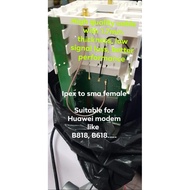 DIY SMA Connector Female to uFL u.FL IPX IPEX RF Adapter RG178 ipex4 Cable 1.7mm Huawei B618 B818 An