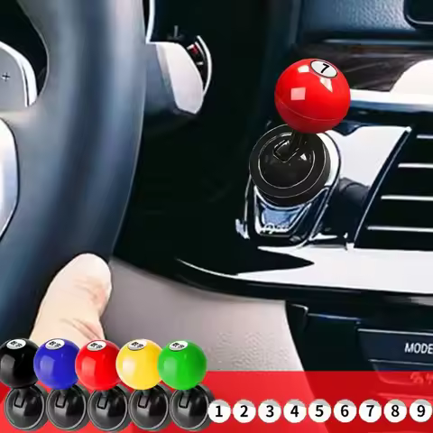 1PCS DIY Lucky Number Car Start Button Cover Auto One-Touch Engine Push Start Stop Ignition Rocker T