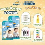 4 BACKS of Dayper Diapers/Diapers Super Hive Dry 6 Times More Absorbent (+56 pieces)