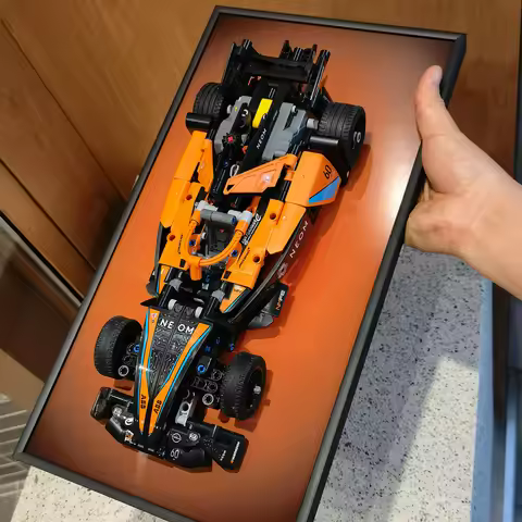 Display Wallboard for LEGO Technic 42169 NEOM McLaren Formul Building Blocks, Adult Collectibles Wal