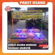 Paket usaha pasar malam wahana Mainan kompor elektrik  dan masakan anak-anak