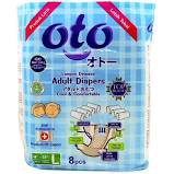 Oto Adult Diapers / Oto Adult Diapers L 8 / Oto Adult Diapers M 10 / Oto Adult Diapers Xl 6 / Adult Diapers / / /