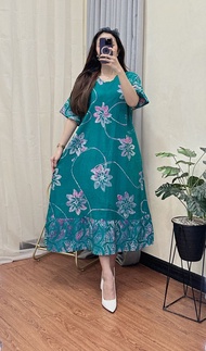 DASTER MAURA CAP BUSUI MURAH DASTER REMPEL DASTER  BATIK CAP DIAN PUTRI DASTER RAYON TEBAL MURAH 202