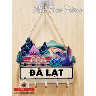 Souvenir gift - Branch wall hanger " Da Lat Mong Mo " wooden gift for tourists - Direct production