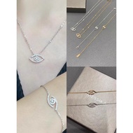 New Arrival Eye of the Mind Necklace Diamond Bracelet Goddess Stacking Set Chain Holiday Gift 16a