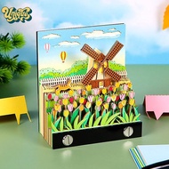 (Unique) 3D Calendar 2026 Unique Paper Sculpture Stis,3D Notepad And Clo Art Desktop Calendar,2026 D
