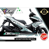 Aerox FullBody Decal White Graphic Full Code 042