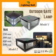 Modern Outdoor Pillar Light Waterproof Gate Lamp Weatherproof Garden Light Lampu Pagar Lampu Gate