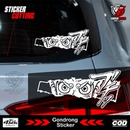 MATA Anime Cutting Slap Sticker - JDM Anime Eye Sticker