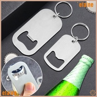 ELAINE Beer Bottle Opener, Stainless Steel Key Chain Pendant Beverage Opener,  with Key Ring Multi-p
