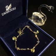 Swarovski bracelet + 10k gold