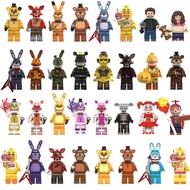 Five Nights at Freddy's Action Figure Nightmare Freddy Golden Freddy Golden Bonnie Building Block To