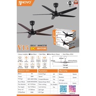 REGAIR INOVO V15 5 Blade 54inches DC Remote Ceiling Fan [ TWIN PACK ] - 2 Set