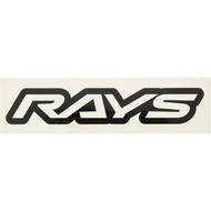 Rays Logo Sticker Black