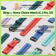 Strap for Honor Choice Watch 2i 2 Pro X5i, High Quality Silicone Color Strap 20 22mm, 10 Colors (wat