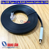 USB Type-C to RJ45 Console Cable 3M long