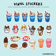 Dairy Queen Favorites Sticker Pack | Sold Per Pack | Waterproof Vinyl Sticker | paperotti.ig