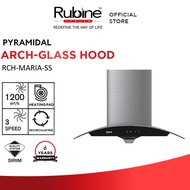 RUBINE RCH-MARIA-SS Arch Glass Hood with Suction 1,200 m3/hr