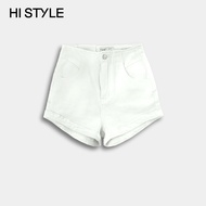 HI STYLE - Women Short Jeans - White - FVH510621 / Seluar Pendek Jeans Perempuan - Putih