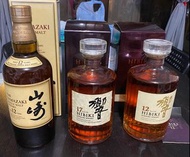 Hibiki 12 & 17. Yamazaki 12