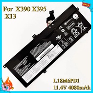 New L18M6PD1 Battery For Lenovo ThinkPad X390 X395 X13 1st Gen TP00106C 02DL020  TP00106A TP00106B S
