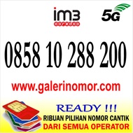 Nomor Cantik IM3 Indosat Prabayar Support 5G Nomer Kartu Perdana 0858 10 288 200