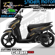GEAR Sticker Cutting Gear 125 - Motorcycle Accessories Sticker Gear 125 AR2 03