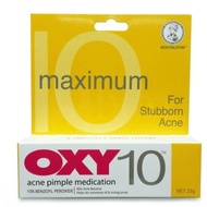 OXY 10 MAXIMUM ACNE PIMPLE MEDICATION 25G