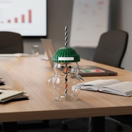 Cute Coffee Cup Elegant Glass Coffee Iced Cup For Iced Coffee