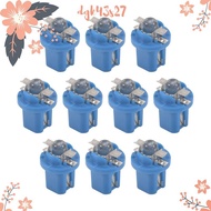 10Pcs LED Bulb Meter Dash B8-5D T5 Lamp with Holder Blue Tuning Auto Car Light dgk43s27.my