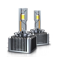 EKLEVA D3S Led แบบปลั๊กแอนด์เพลย์สำหรับรถยนต์ไฟซีนอน D4sเลนส์ CANBUS 8000K LED 600W 12V 24V D4S D3S 