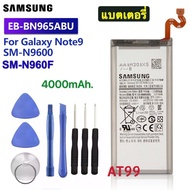 แบตเตอรี่เดิมสำหรับ Samsung Galaxy Note 9 SM-N960F N9600 N960U N960N N960W เปลี่ยน EB-BN965ABU โทรศั