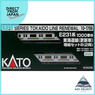 Kato N Gauge E231 Series 1000 Subseries Tōkaidō Line Updated Car Additional Set B 2 Cars 10-1786 Tra