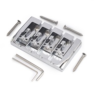 BA-1010 Four-string Bass String Bridge 92x54-19MM Dual-purpose black gold silver