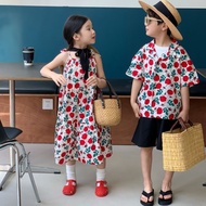 Children's Brothers Sisters Clothes Sisters Clothes Sisters Suits Children's Dresses Summer Girls Re