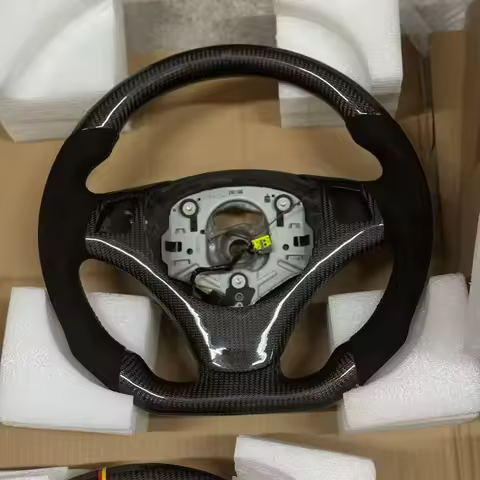 Real Carbon Fiber Customize LED Steering Wheel for E84 E87 E89 E88 W87 E90 E91 E92 E93 m3 2005-2012 