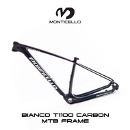 Monticello Bianco 29er 27.5  T1100 High Modulus Carbon Mountain Bike Frame